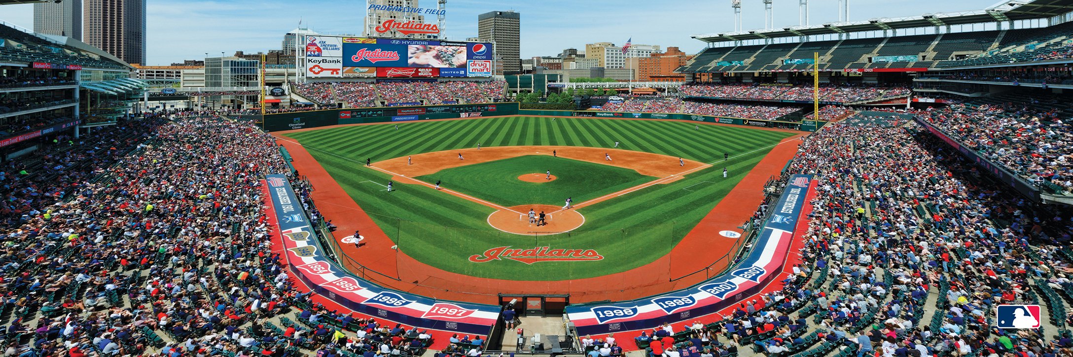 MasterPieces MLB Cleveland Indians Panoramic Jigsaw Puzzle