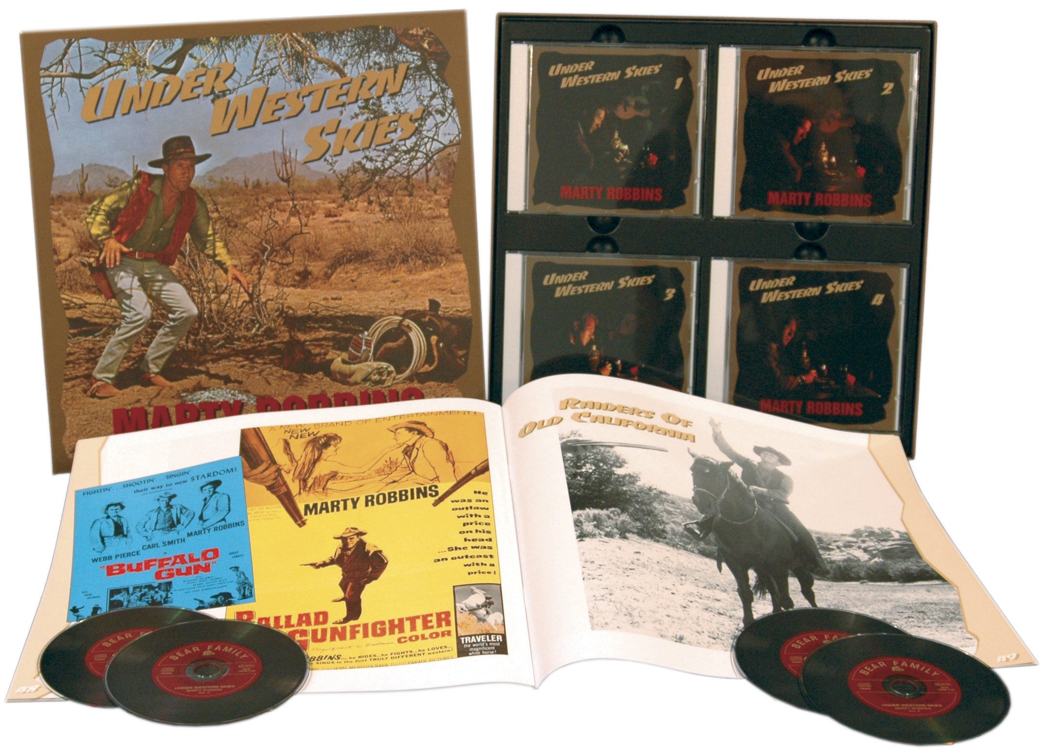 Recordcityjp Cd Marty Robbins - Under Western Skies Bcd15646di Bear Family 1995 Germany Country Used