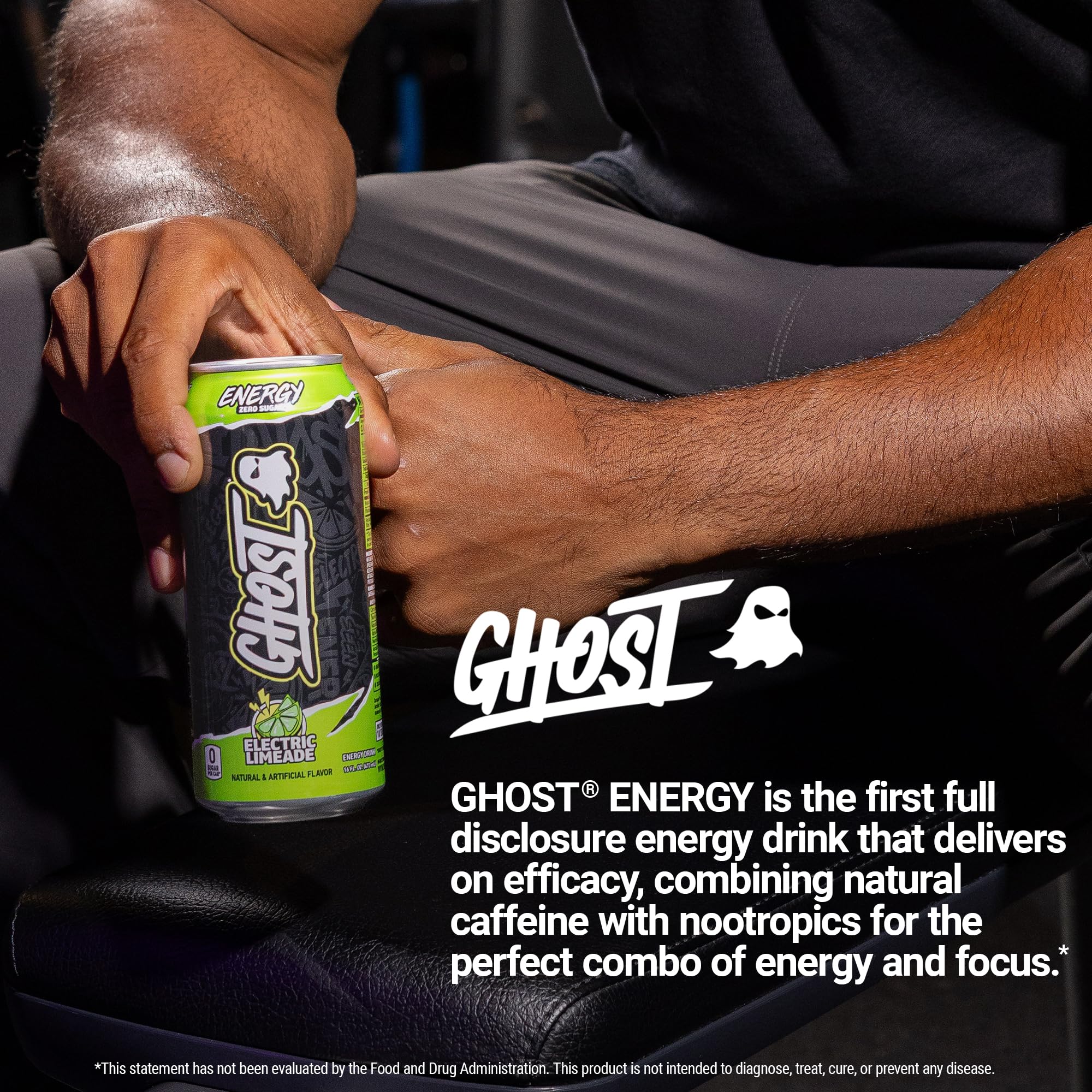 Amazon.com : GHOST Energy Drink - 12-Pack, Electric Limeade, 16oz
