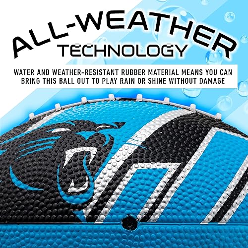 Vista 144 de Franklin Sports NFL Team Footballs - Rubber Youth Mini Balls for All Teams - Kids 8.5" Football + Air Pump Sets - Official NFL Licensed