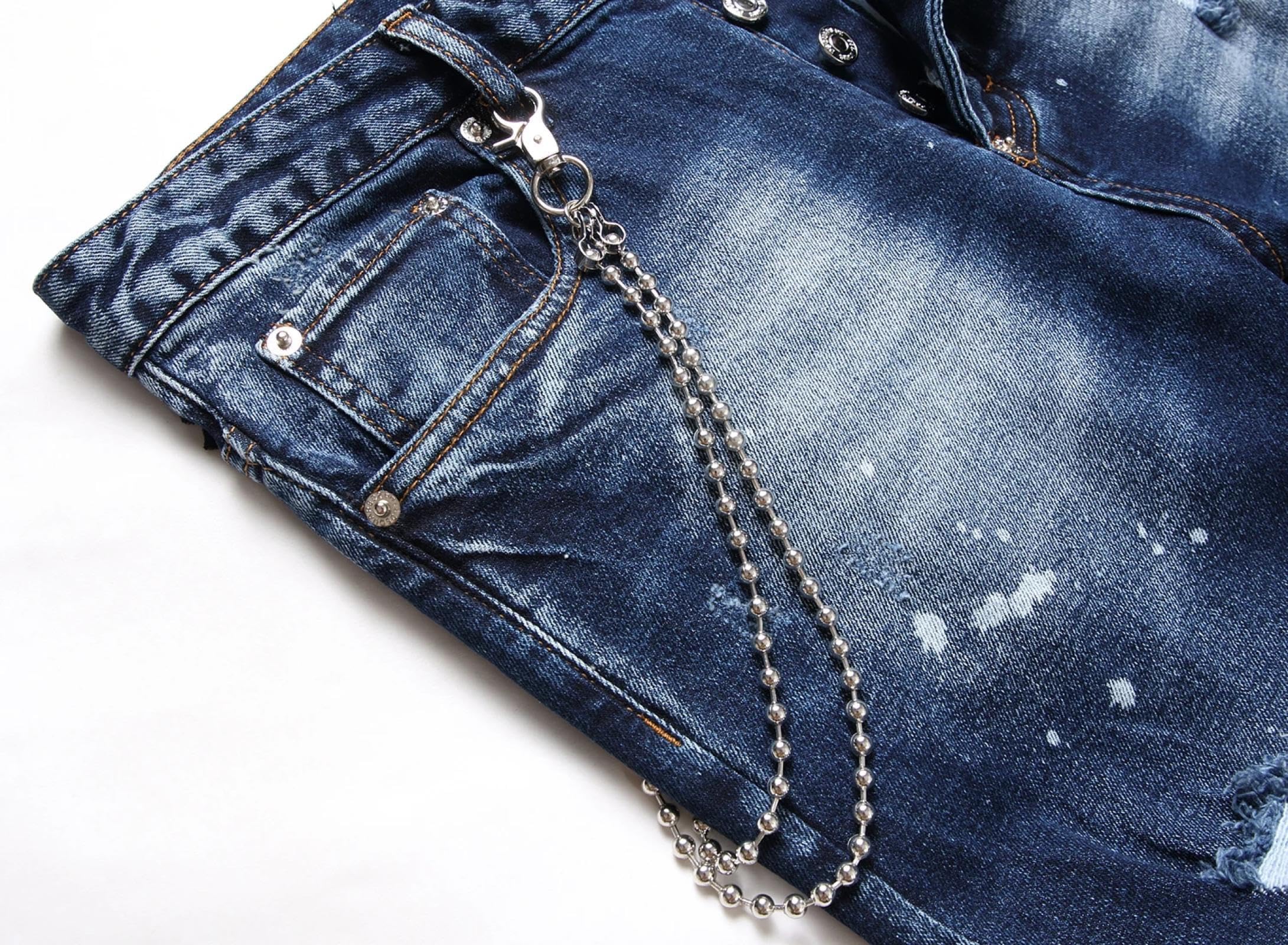 Jeans Pantalon Herren-Stretch-Jeans Street Fashion Slim Fit Jeans Männer-Jeans Männer Skinny Ripped Jeans