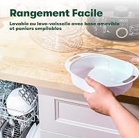 BELLA kétszintes gőzöző съемható alappal és automatikus lekapcsolással 7L fekete 5