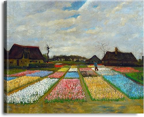 Miniatura 1075 de A&T ARTWORK The Starry Night de Vincent Van Gogh. Tamaño del marco: 36 x 30 pulgadas, tamaño de la imagen: 30 x 24 pulgadas, reproducciones clásicas