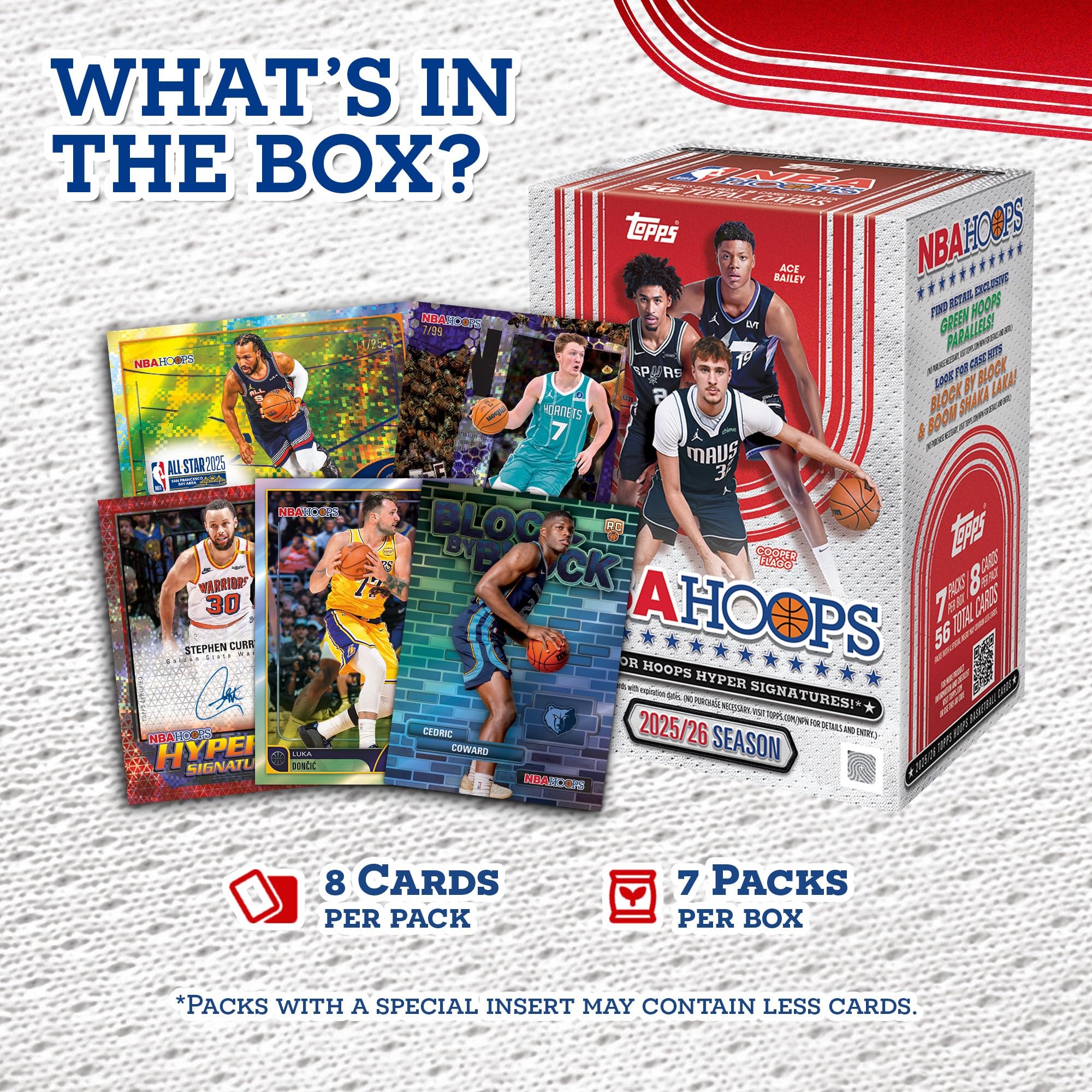 2025-26 Topps Hoops Basket - Scatola Sigillata di Fabbrica - Value Box