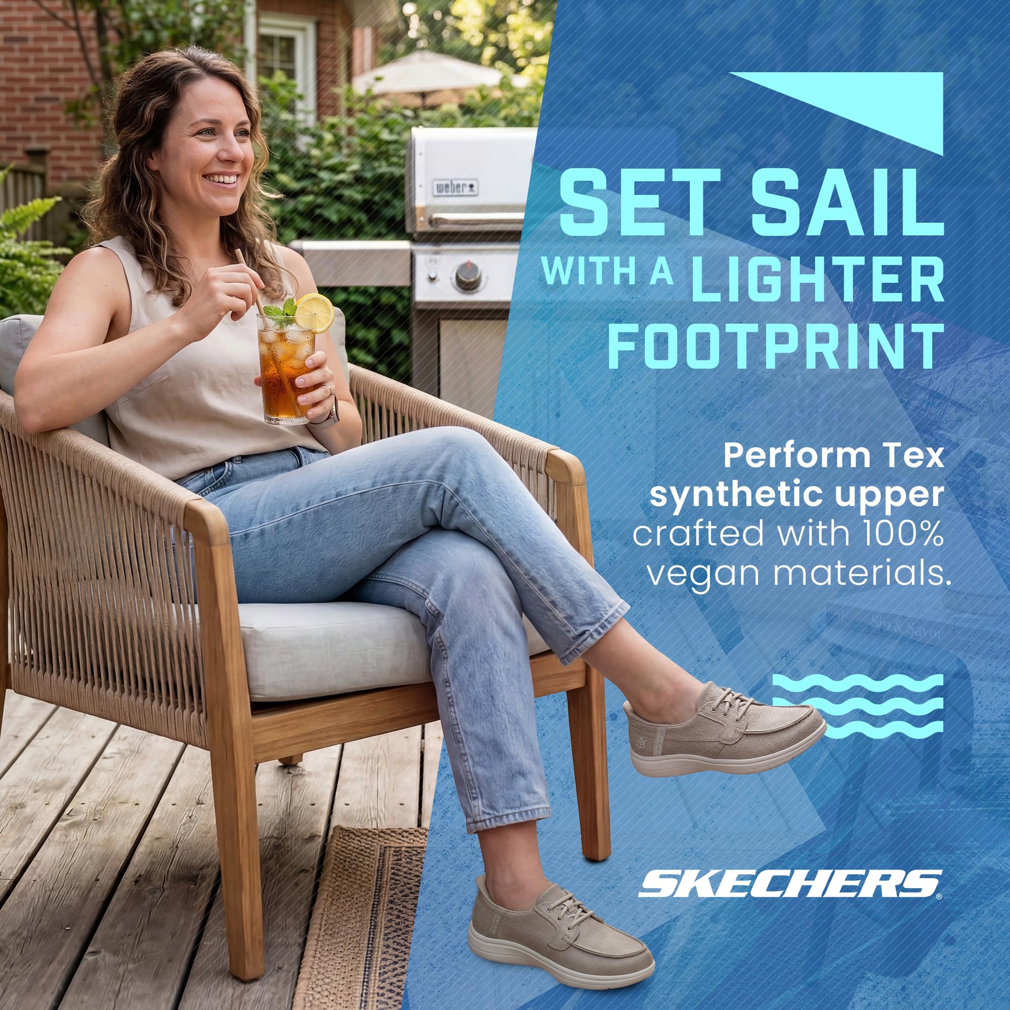 Skechers Damen On-The-go Hands Free Slip-ins Radiant-Bonnie Bootsschuh