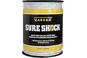 Zareba HDR656WA-Z 656 ft of 8mm Electric Hotwire Fence