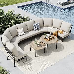 Maximize Your Outdoor Space: The Benefits of a Curved Sectional