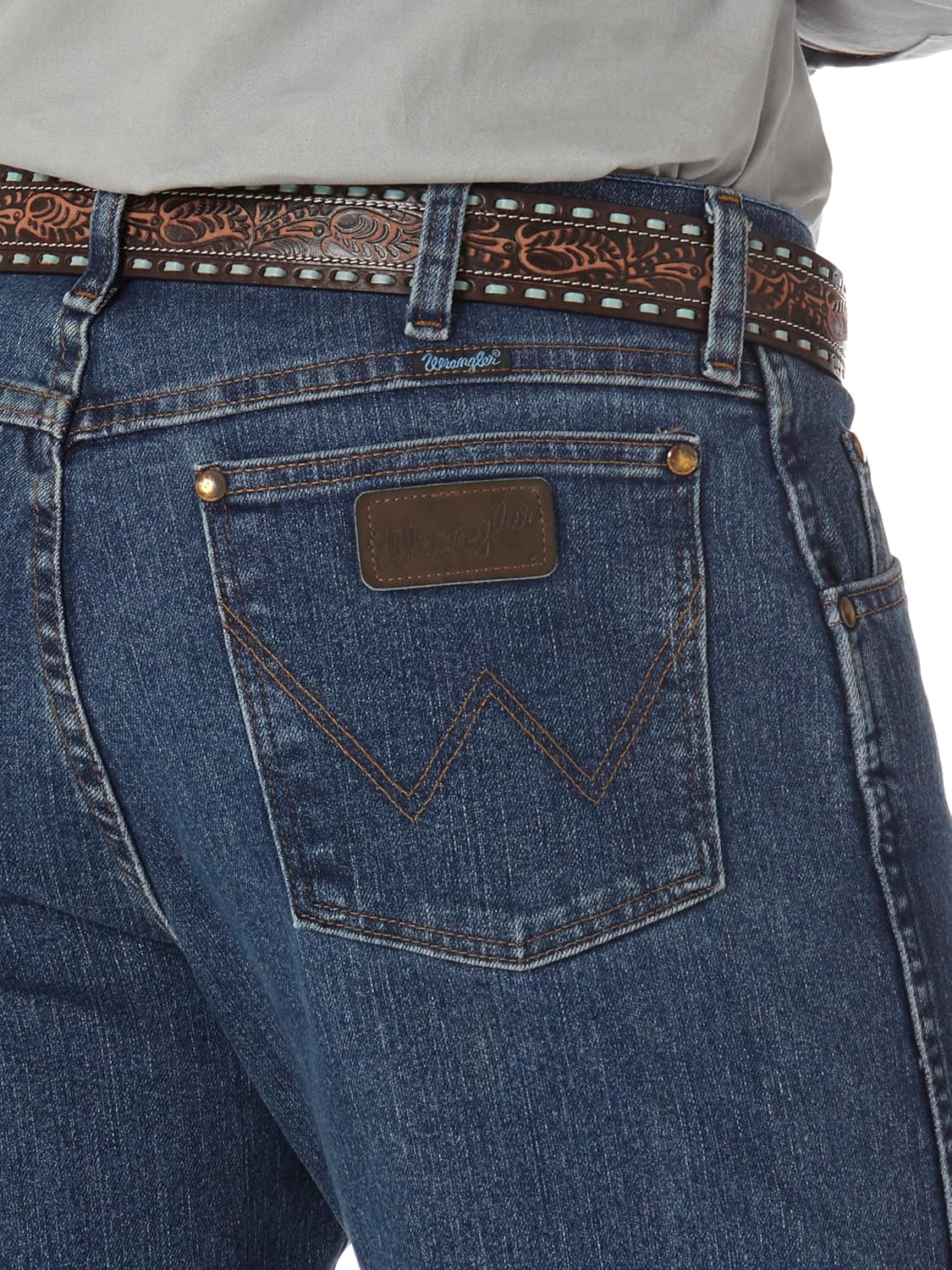 Wrangler Mens Premium Performance Cowboy Cut Comfort Wicking Regular Fit Jean - Image 4