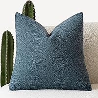 Vista 17 de Foindtower Fundas de almohada decorativas con textura de boucle, fundas de almohada sólidas, neutrales, suaves y acogedoras para silla, sofá
