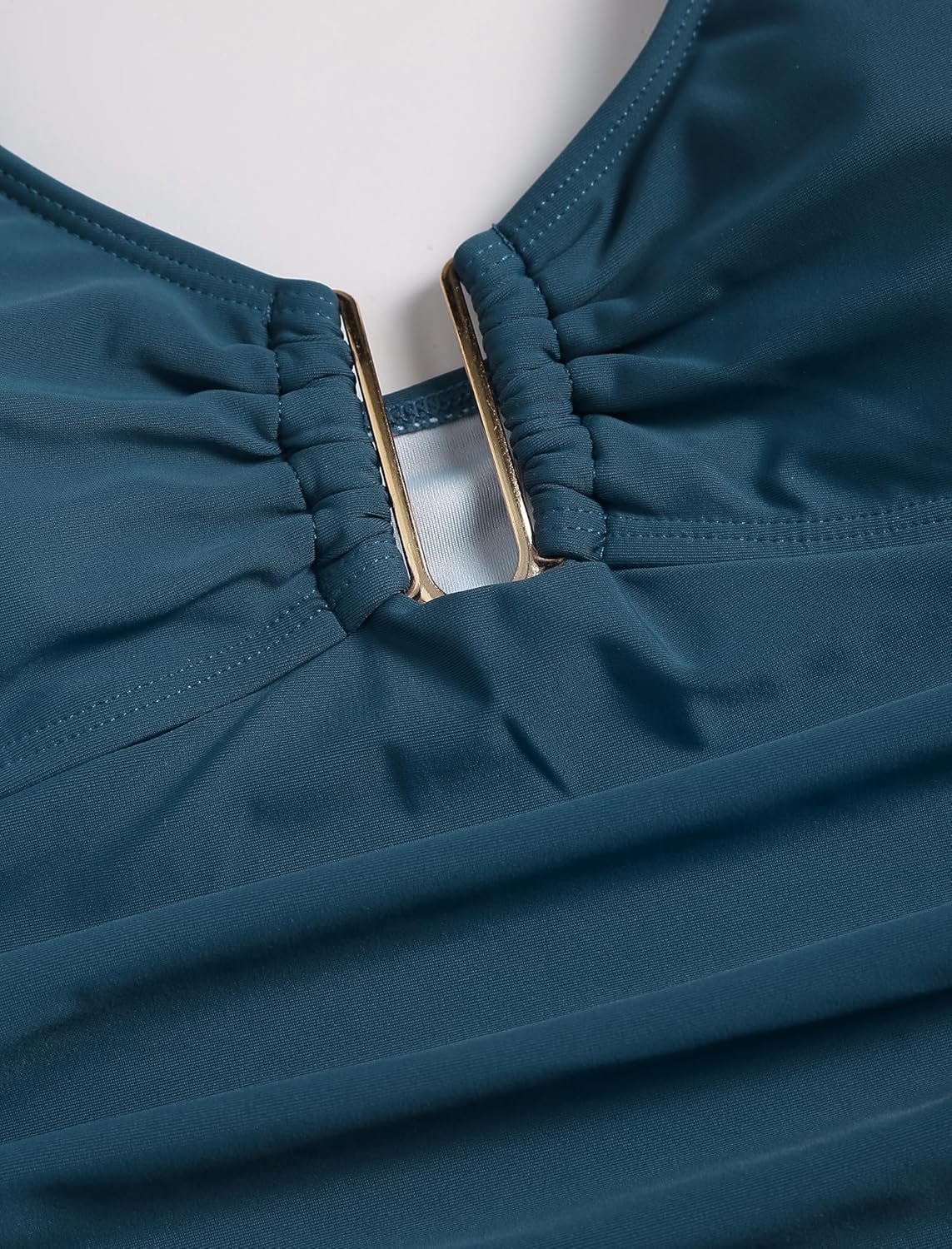 ZAFUL Women's U Wire Ring Swim Dress Swimsuit Tummy Control Swimdress One Piece Bathing Suit Skirt Swimwear - Image 9