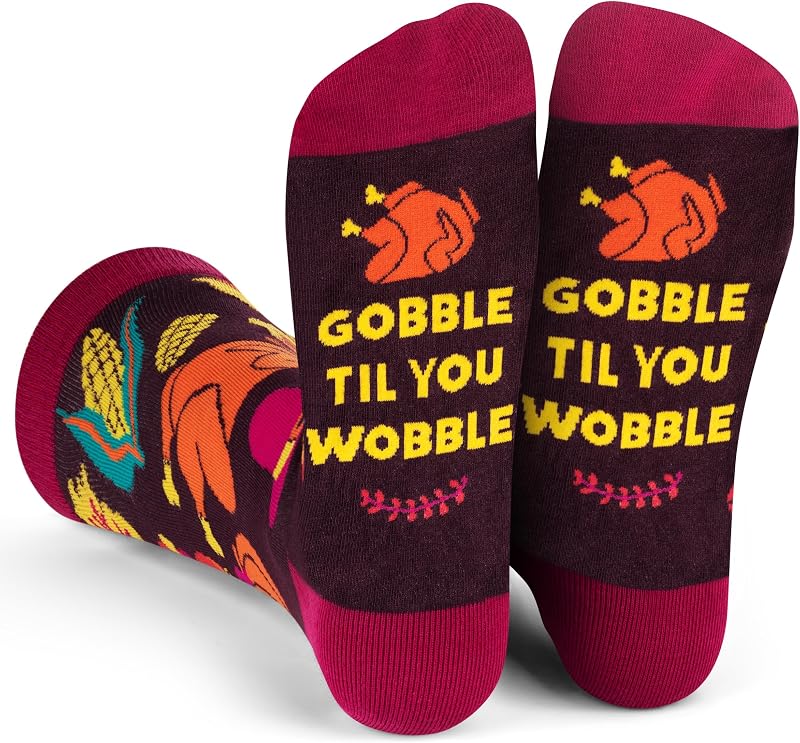 Lavley Funny Christmas Socks for Adults - Novelty 
