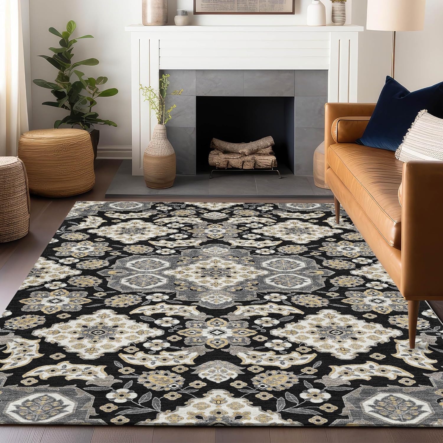 Addison Rugs Chantille ACN1853 Sage 1'8" x 2'6" Indoor/Outdoor, Machine Washable, Easy Clean, Non Shedding, Bedroom, Living Room, Dining Room, Kitchen, Patio Rug
