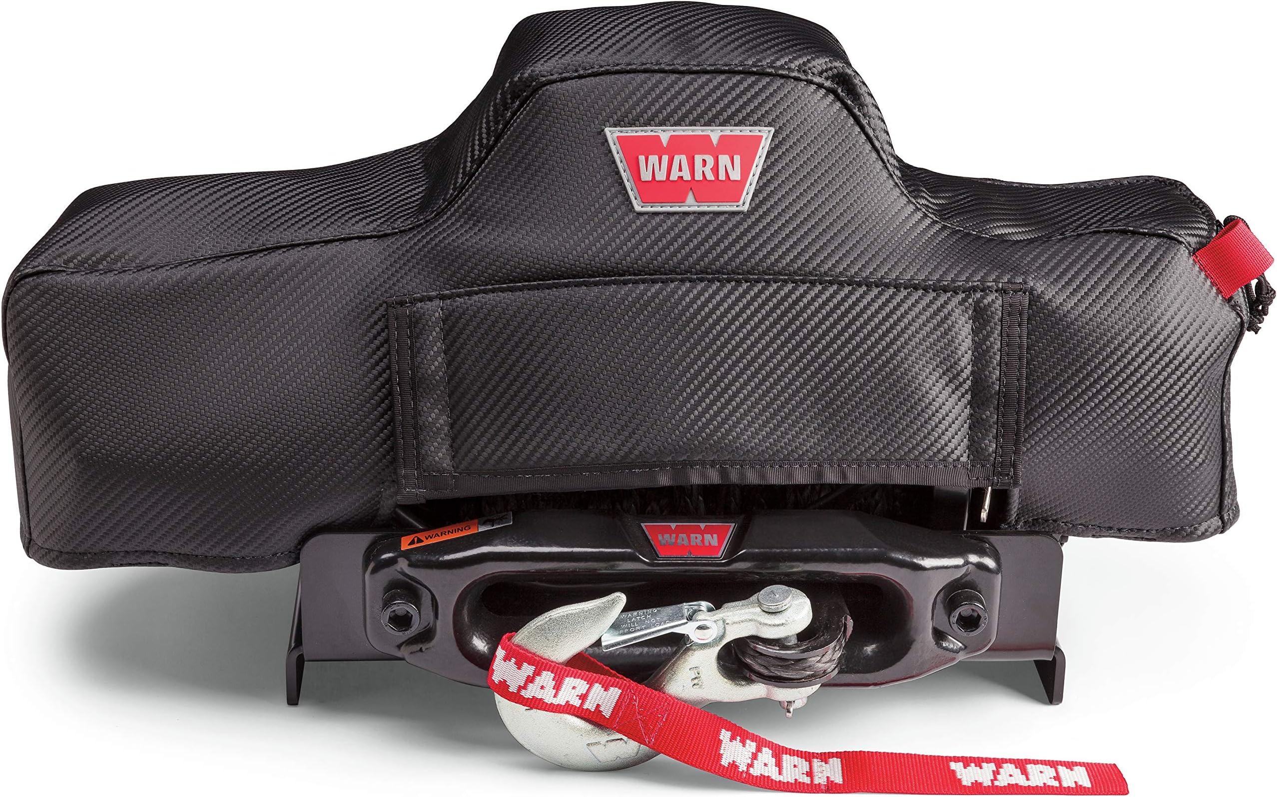 WARN 102642 Stealth Series Winch Cover, Fits: VR8, VR10, VR12