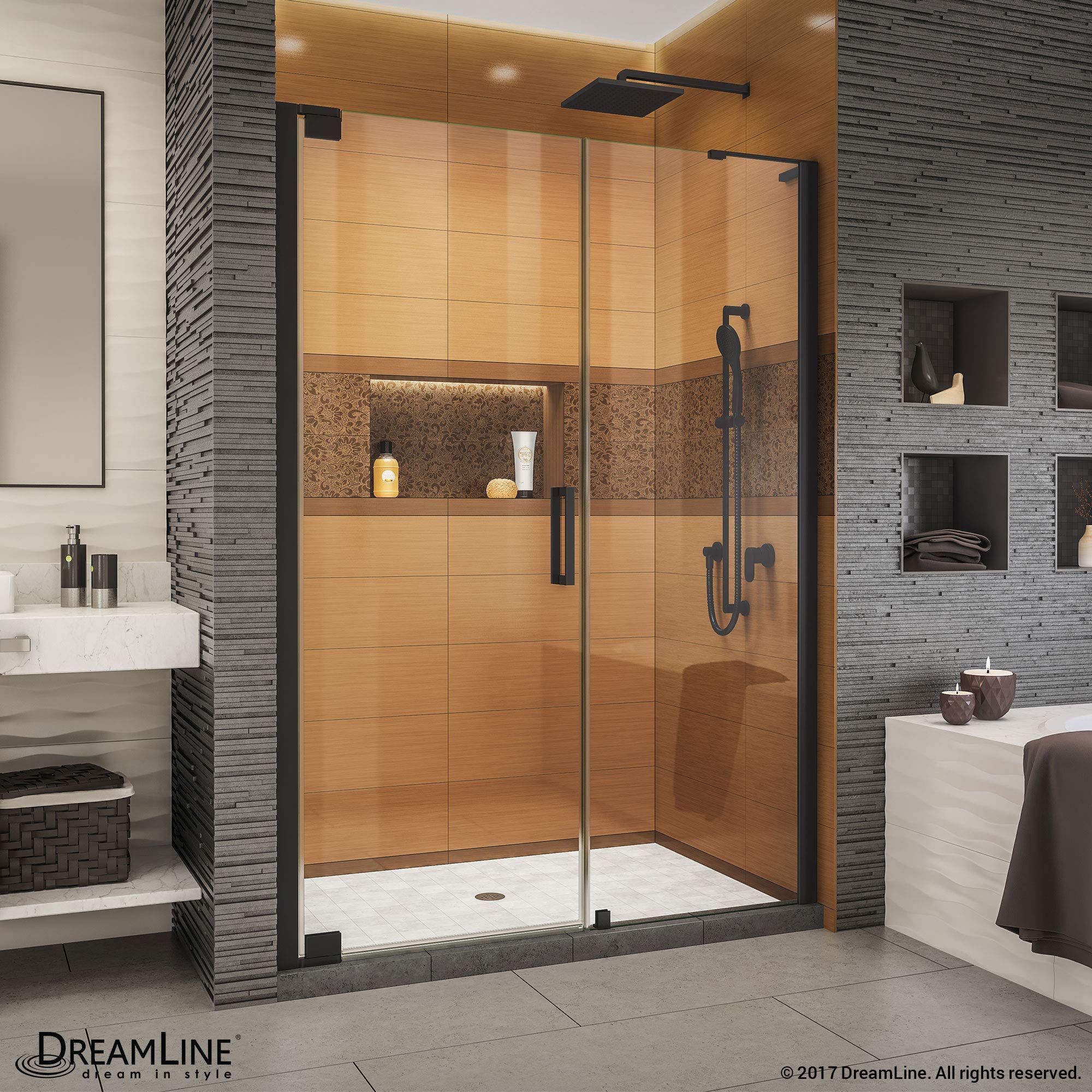 DreamLine Elegance-LS 56 - 58 inch W x 72 inch H Frameless
