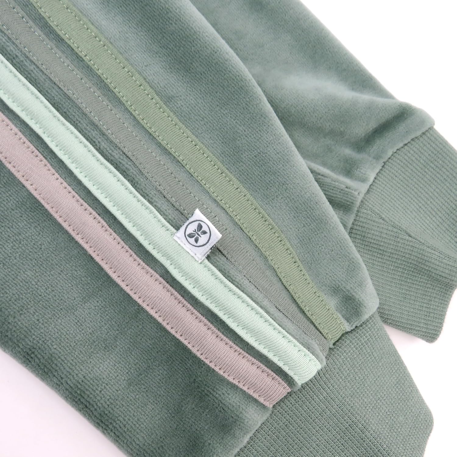 HonestBaby Velour Pullover Hoodie and Zip Front Sweatshirt and Jogger Sweatpants Set Baby, Toddler, Boys, Girls