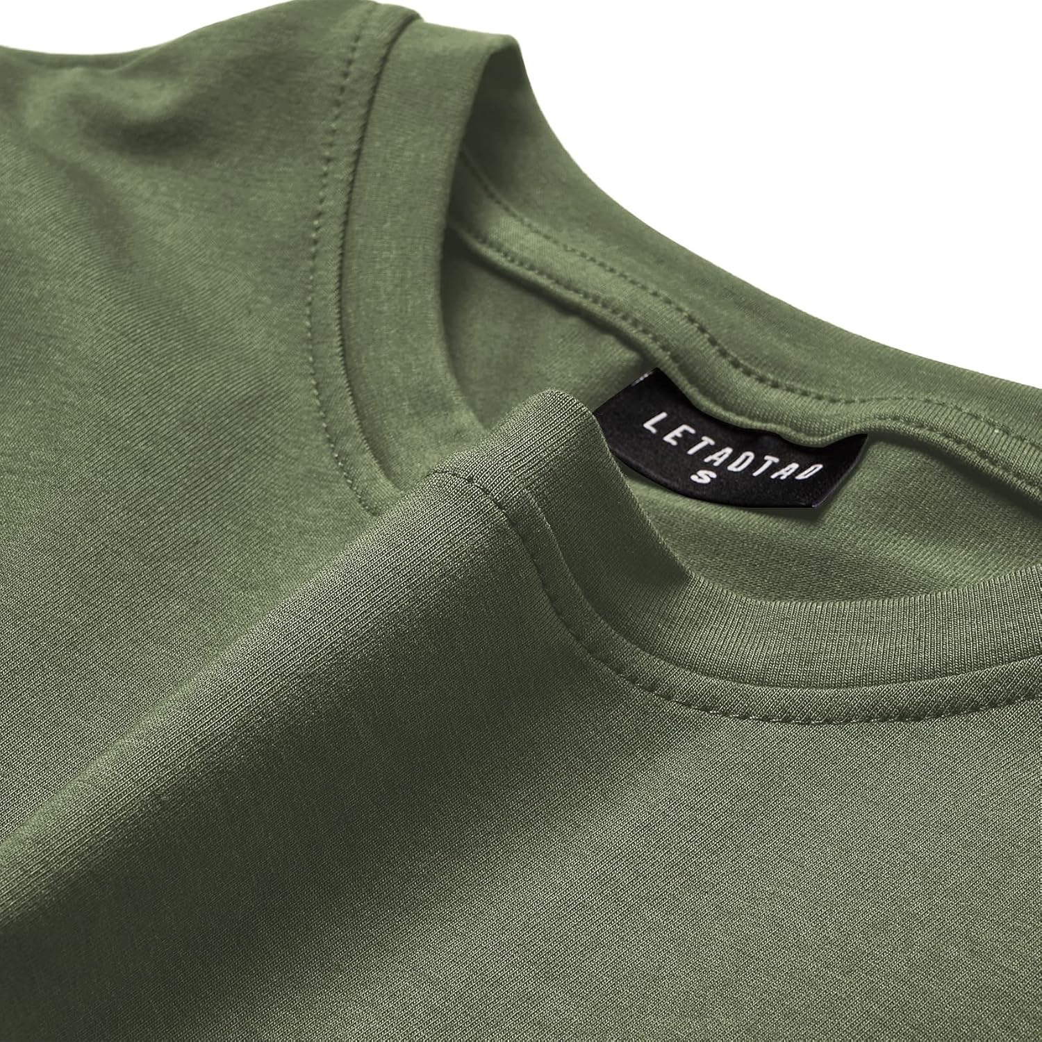 LETAOTAO Long Shirts for Men Hip Hop Shirts Longline Tie Dye Shirts Hipster Gym T Shirts Scallop Tee(Regular&Big and Tall) - Image 4