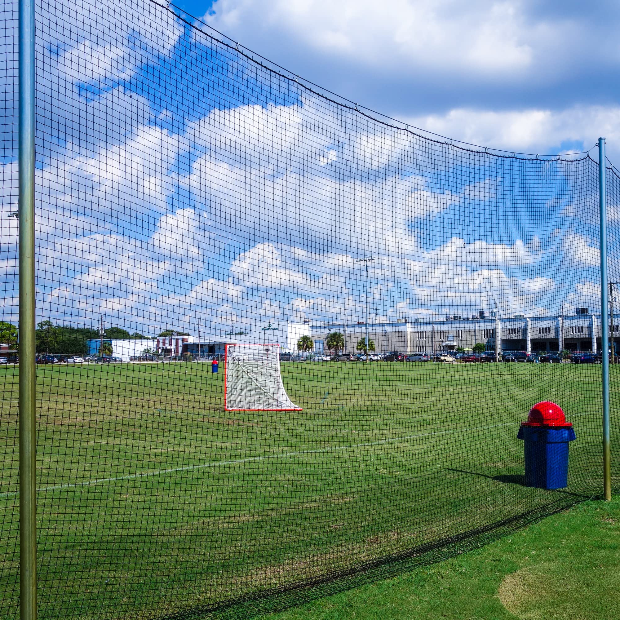 Just For Nets JFN Nylon Lacrosse Practice/Barrier Net, Black