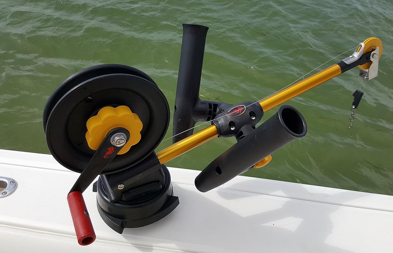 Seahorse Adjustable Dual clampon Rod holder Fits Penn and Cannon