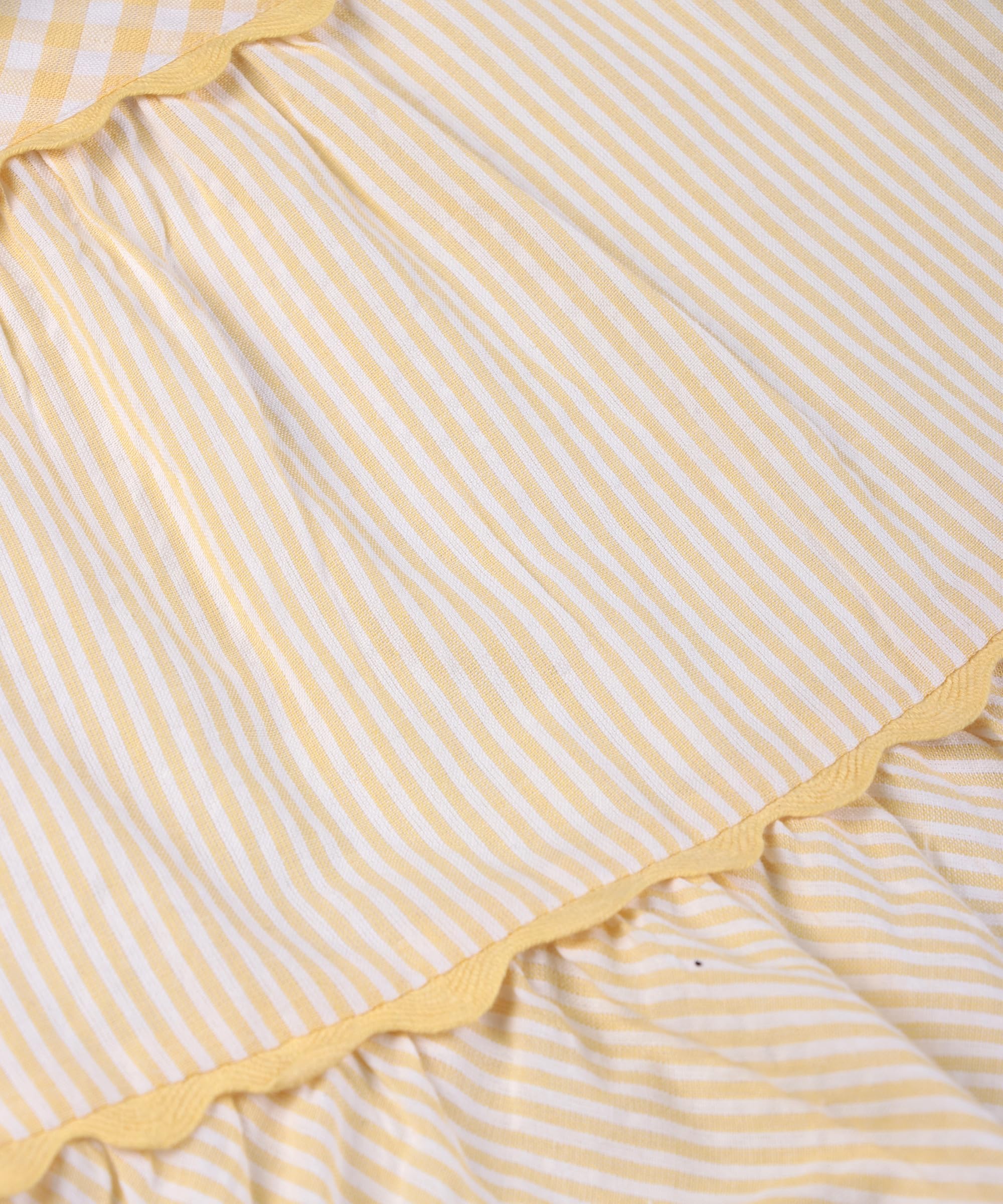 Beebay Kids Girls Y/d lace Detail Dress Yellow 2