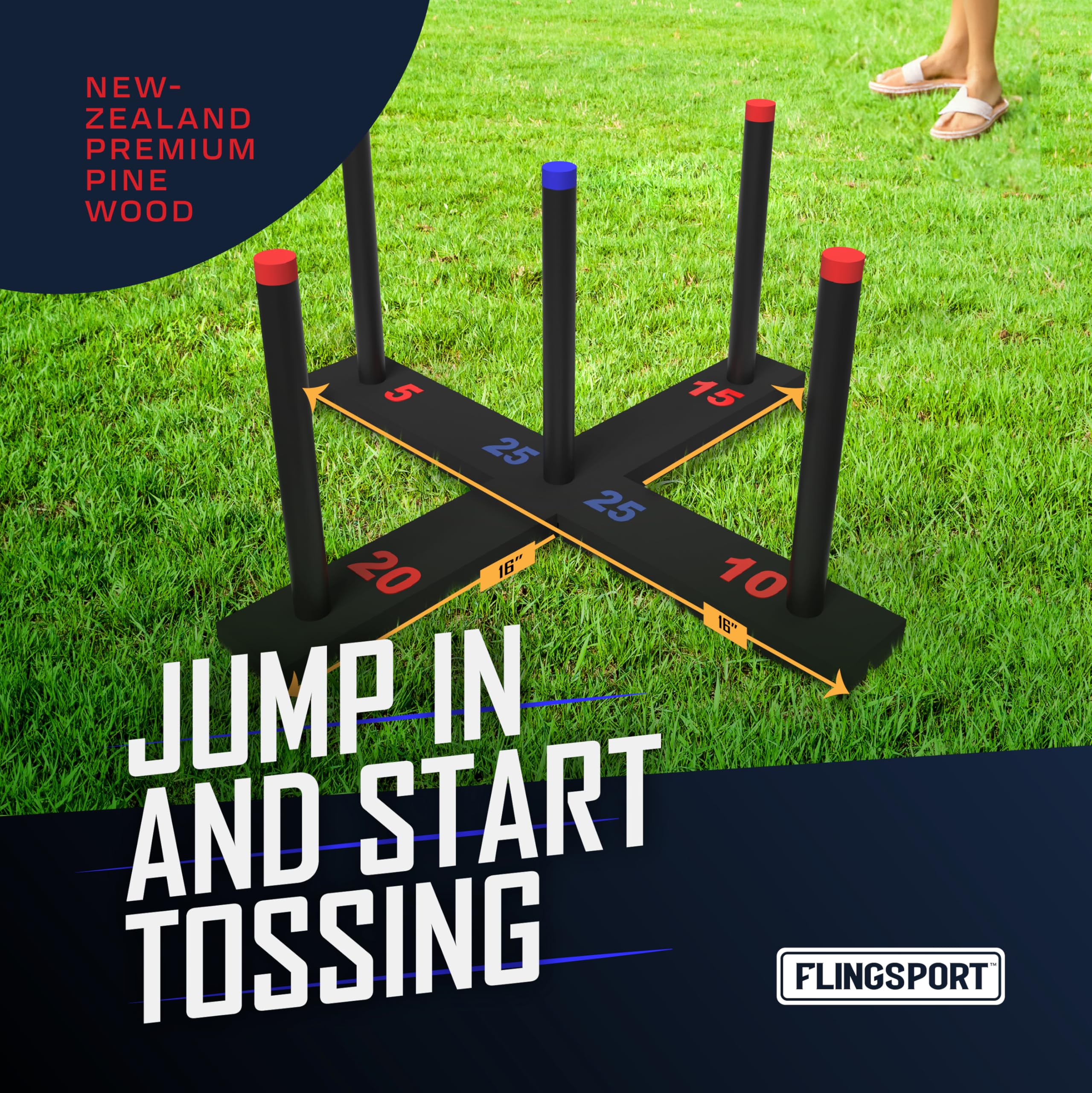 Ringwurfspiel, inkl. 6 Doppelperlenringe & Tragetasche, Outdoor-Rasenspiele für Kinder, Erwachsene & Familie, Hinterhof, Camping, Sportaktivitäten, beste Partygeschenke für Teenager, Jungen und