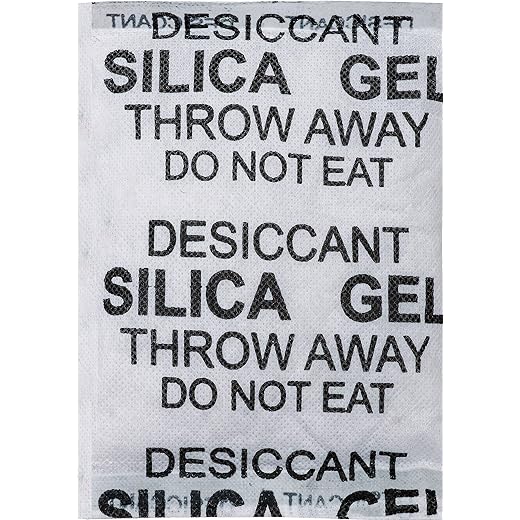 Elysian Silica Gel Desiccant Moisture Absorber Packet for Le