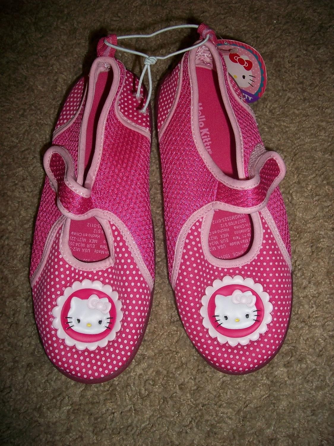 Hello Kitty Girls's Beach Shoes (girls large 4/5)