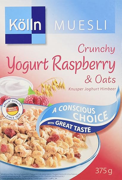 Amazon Co Jp ケルン ミューズリー クランチー ヨーグルトラズベリー オーツ 食品 飲料 お酒 Amazon Co Jp ケルン ミューズリー クランチー ヨーグルトラズベリー オーツ 食品 飲料 お酒