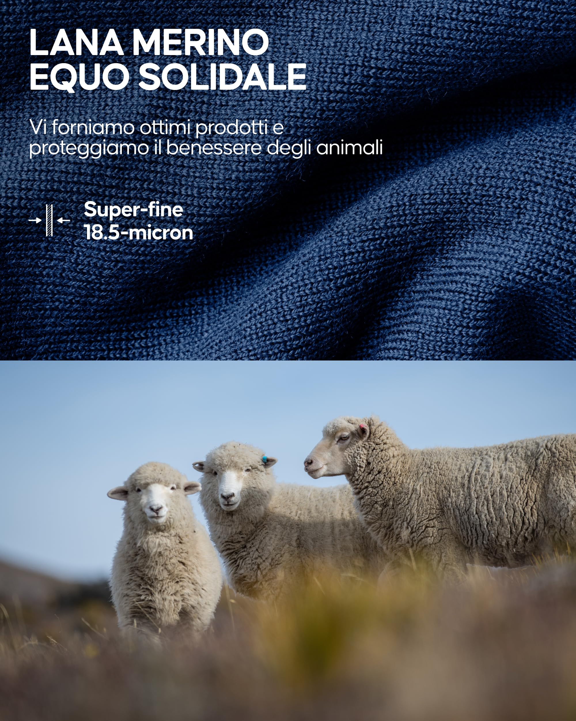 DANISH ENDURANCE Cappello Lana Merino, Berretto per Uomo e Donna, Beanie Sportivo