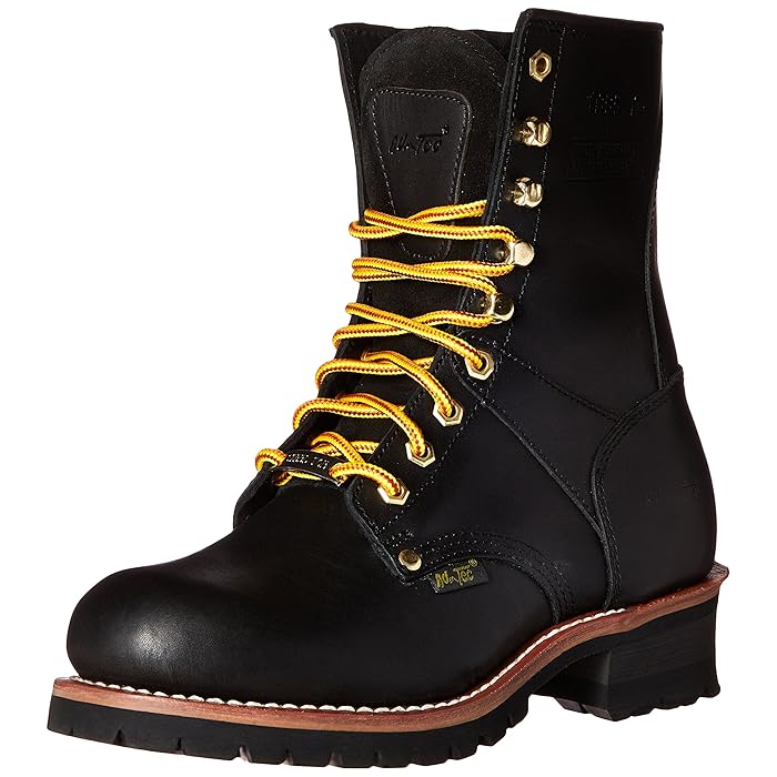 Buy AdTec 9" Super Logger Steel Toe Boots for Men, Rugged Leather