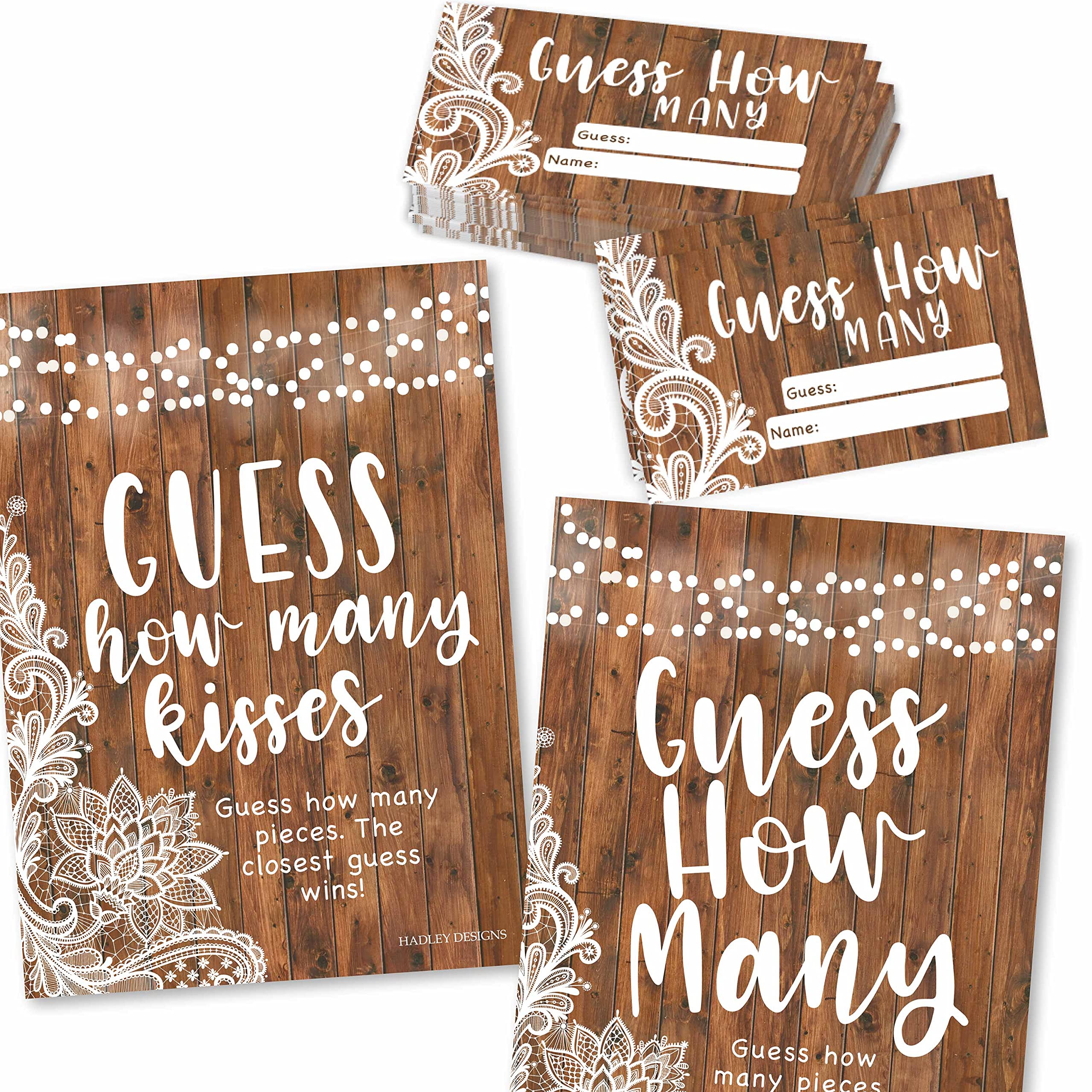 Buy 25 Guess How Many Bridal Shower Games For Guests Rustic Baby Buy 25 Guess How Many Bridal Shower Games For Guests Rustic Baby