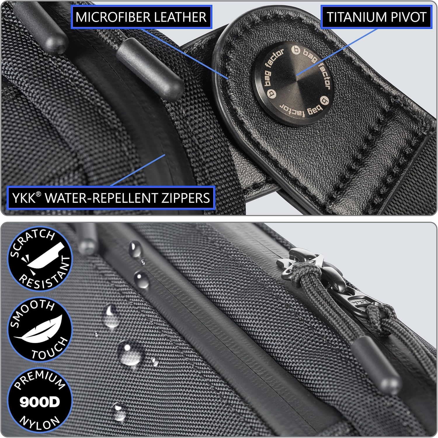 Urban Core Sling Bag — Premium Minimalist EDC Crossbody with Titanium Hardware - Image 5