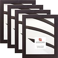 Vista 10 de Craig Frames Essentials, marco moderno de 1 pulgada, 4 x 6 pulgadas, negro, juego de 4