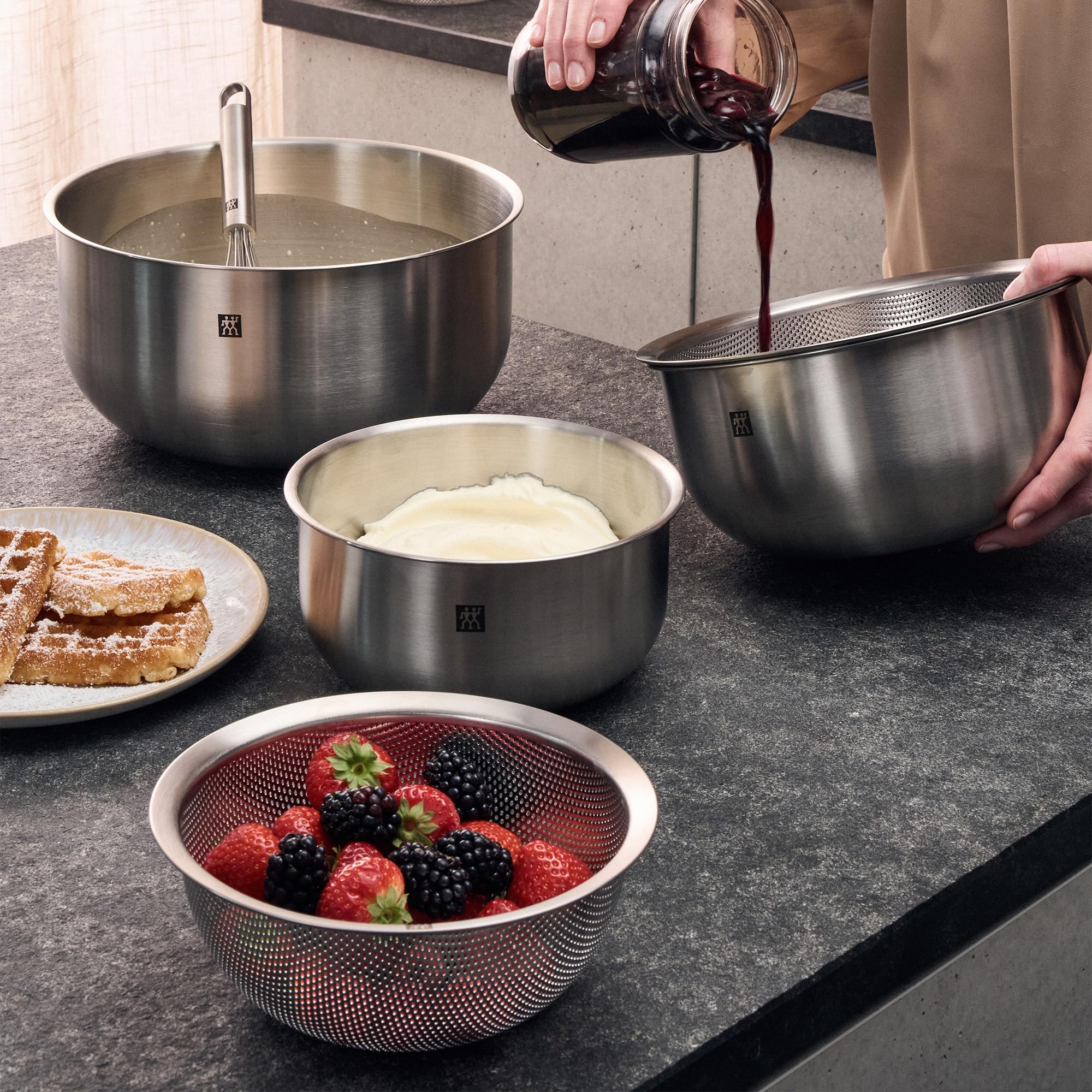 Amazon.co.jp: ZWILLING Prep つや消しステンレススチールネスティング