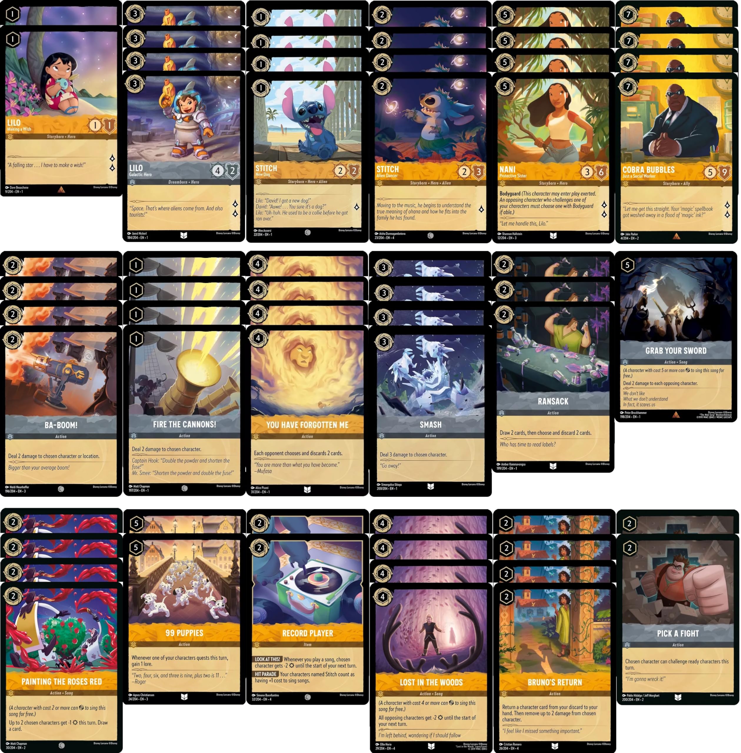 PSA10Disney Lorcana スティッチ #30 382 23/204 FR | Stitch, Rock Star | carte Super Rare Disney