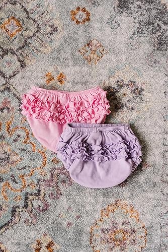 Miniatura 5 de City Threads Baby Girls' Ruffled Diaper Covers Bloomers Soft Cotton Fashionable Cute SPD sensory Sensity Clothing