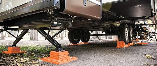 Vista 13 de Tri-Lynx Lynx Levelers - Bloques de nivelación entrelazados para RV/remolque/autocaravana/Vanlife con bolsa de almacenamiento de nailon