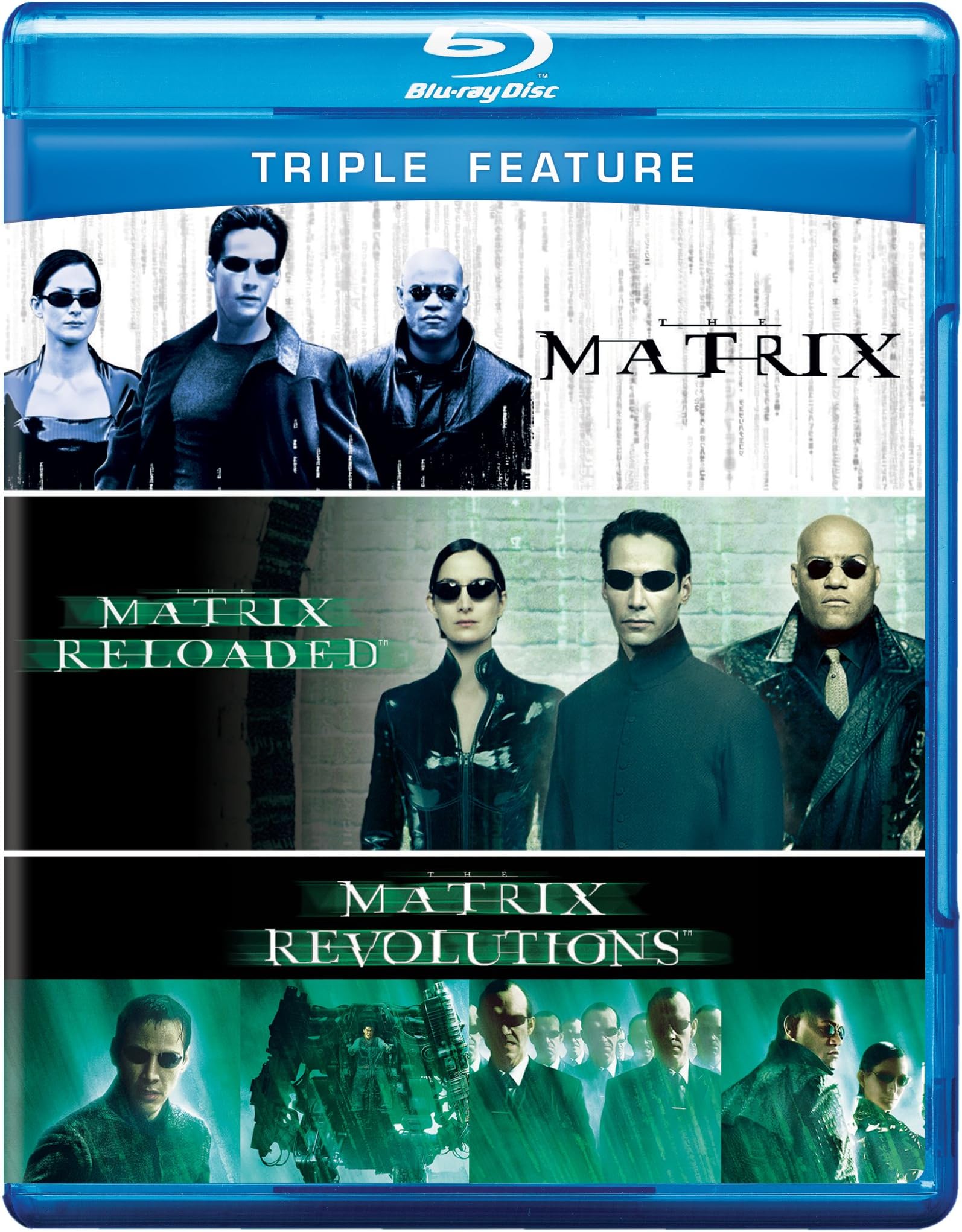 The Matrix Trilogy - 3 Movie Collection: The Matrix (1999) + The Matrix Reloaded (2003) + The Matrix Revolutions (2003) (3-Disc Box Set)