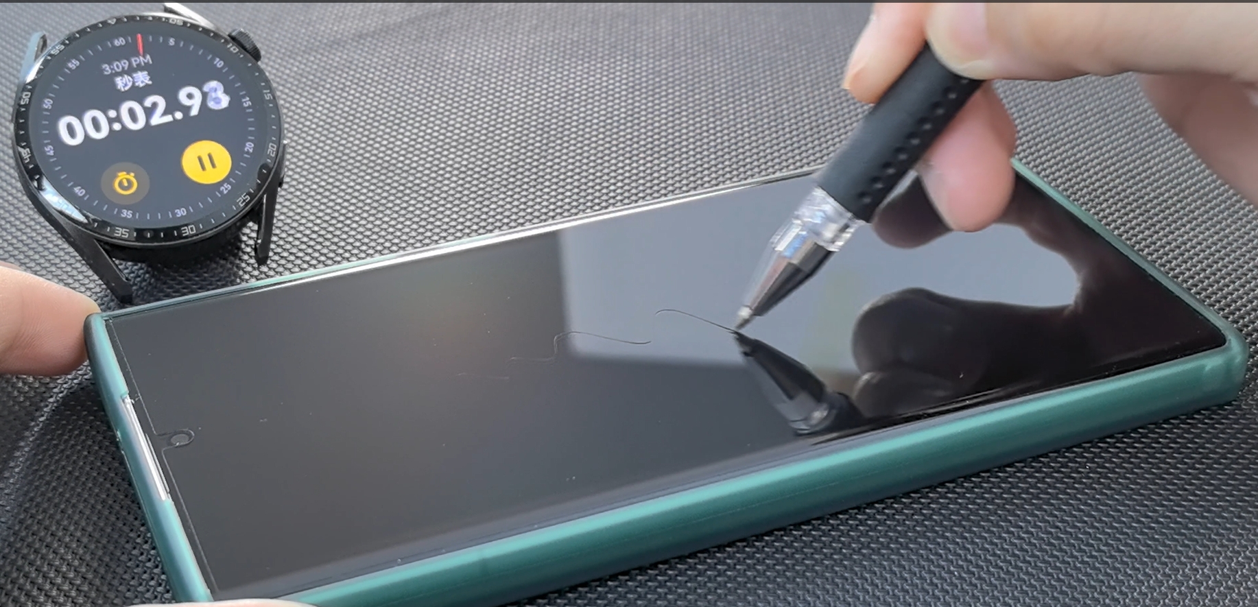 JZG 3 Pellicole In Vetro Temperato Per OnePlus 10T - 9H, Supporto Impronta Digitale, Anti Graffio - 5