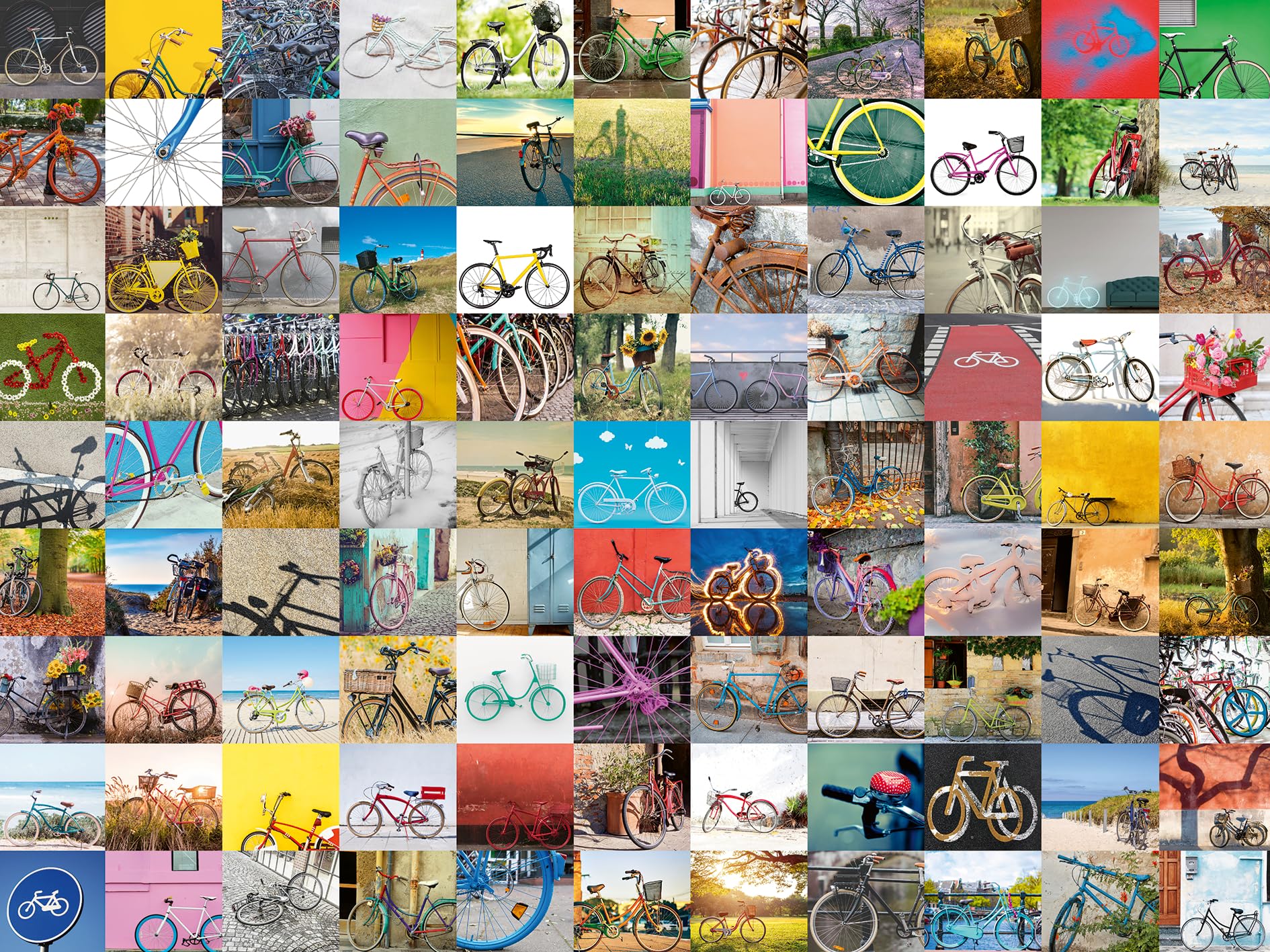 Ravensburger 12000697 - 99 Bicycles - 1500 pieces jigsaw puzzle - Puzzle for adults and kids age 14 years up