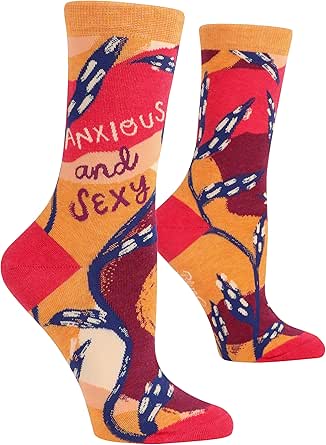 Blue Q Women's Novelty Crew Socks - (Womens Size 5-10)