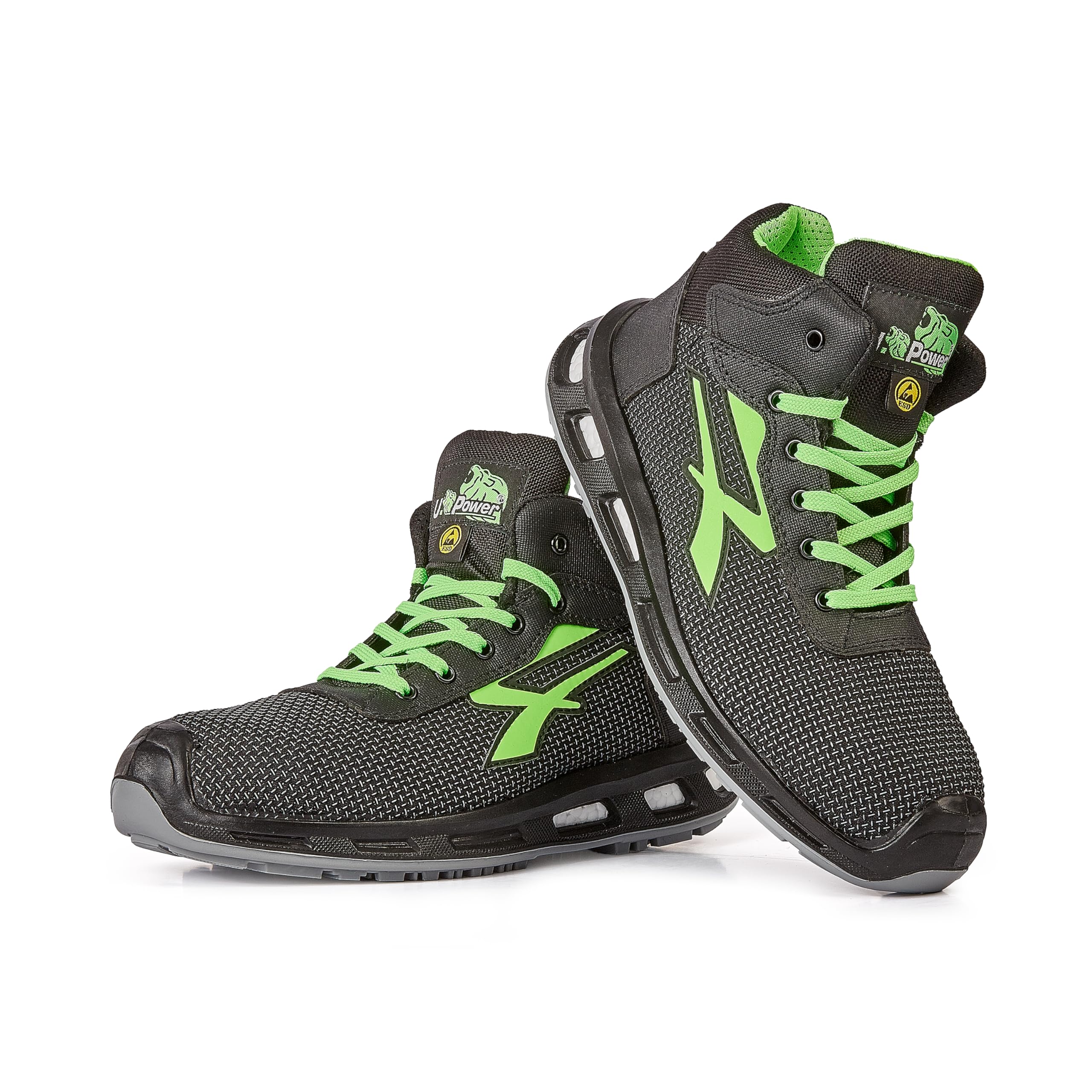U-Power Red Lion Hard, Scarpe Antinfortunistiche Alte, Antiperforazione, con Suola infinergy, con Puntale in Alluminio
