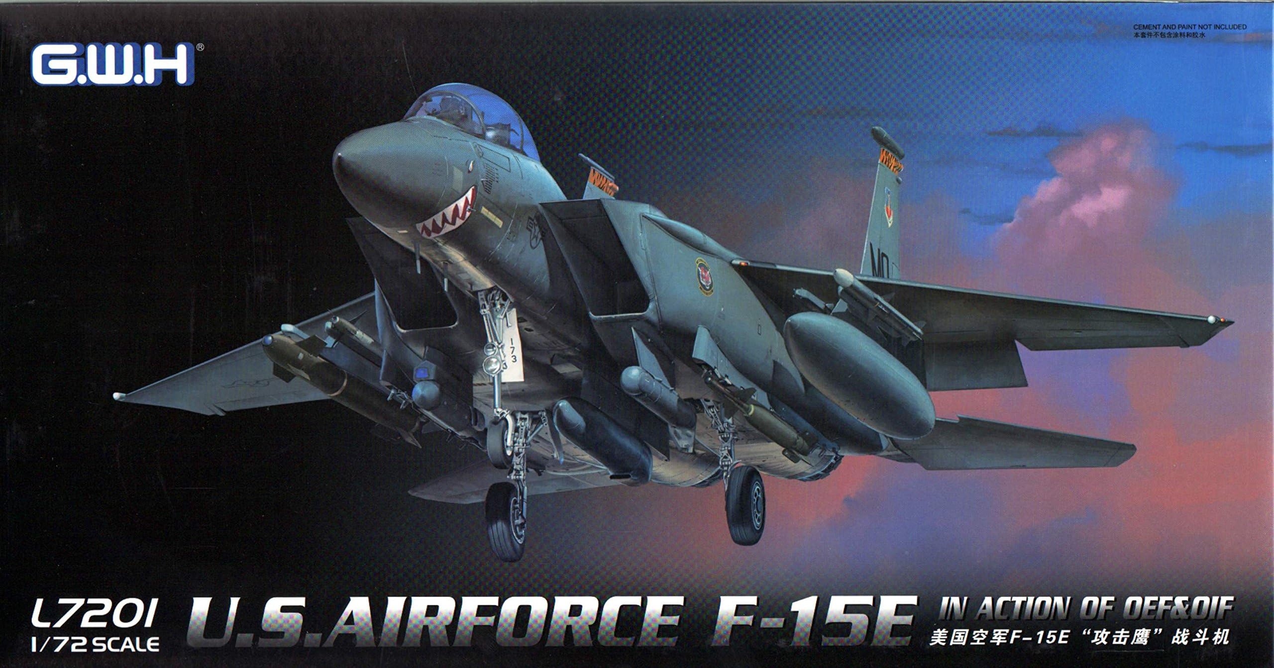 LNRL7201 1:72 Great Wall Hobby US Air Force F-15E Strike Eagle [Model Building KIT]