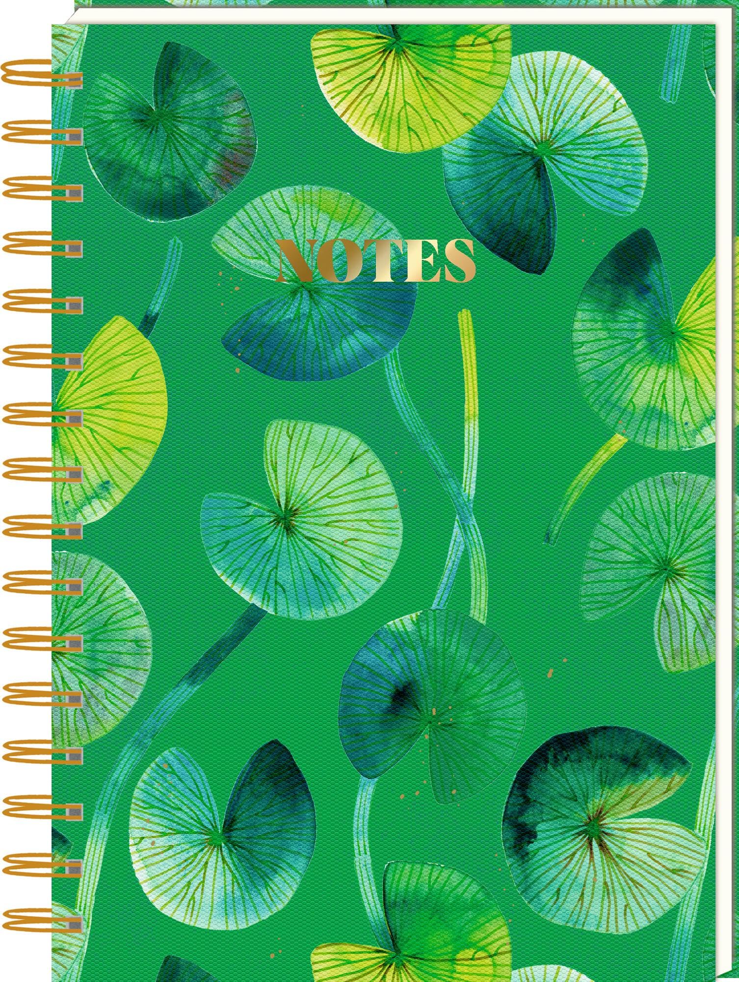 Coppenrath Verlag Ringbuch DIN A5 – All about green: Die stilvolle Art, Ideen, Gedanken und Notizen festzuhalten.
