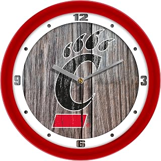 SunTime Cincinnati Bearcats - Weathered Wood Wall Clock