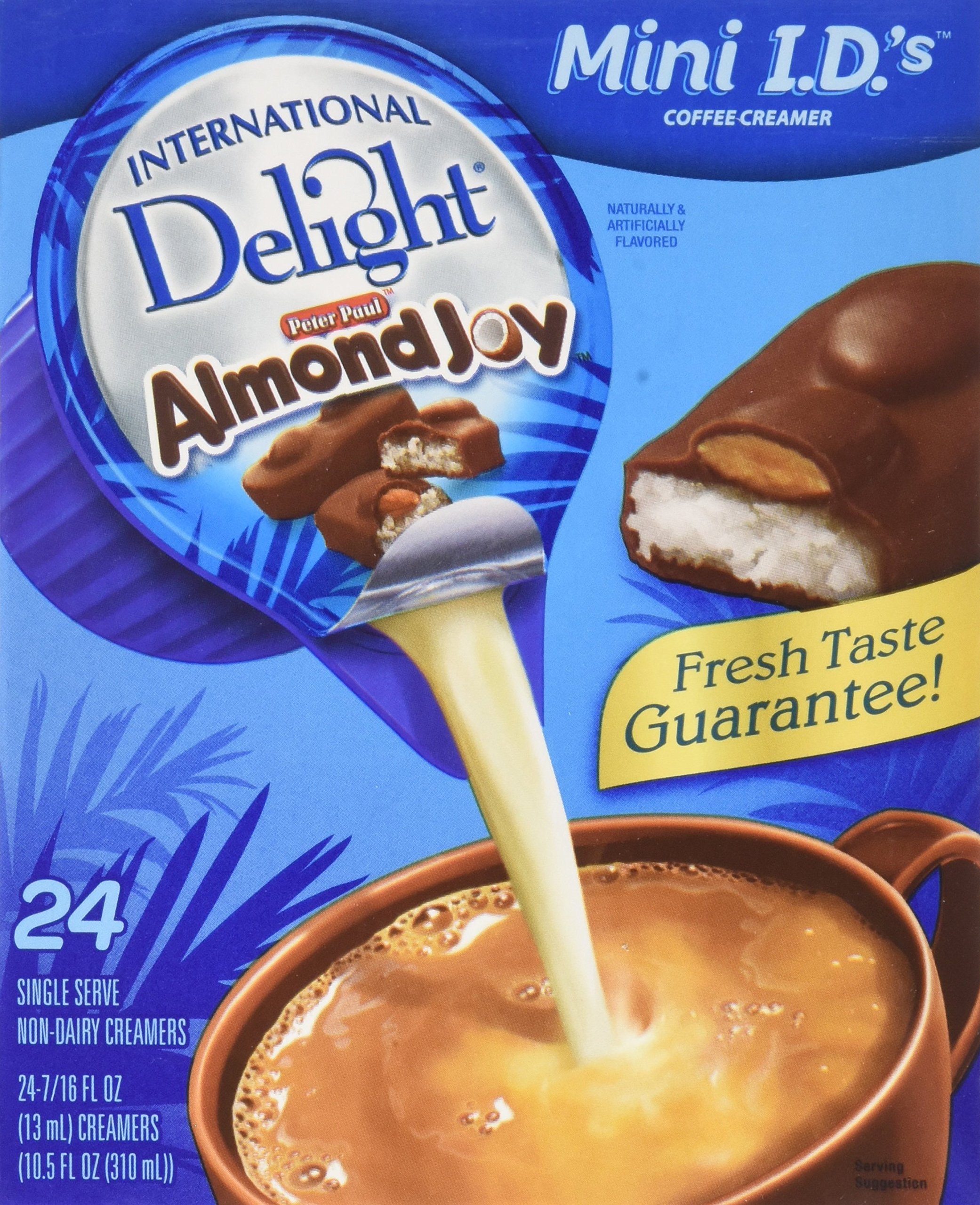 Buy International Delight, Almond Joy, SingleServe Coffee Creamers, 24 Count (Pack of 6), Shelf