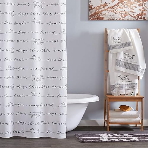 Miniatura 4 de SKL Home by Saturday Knight Ltd. - Toalla de baño de piel Ever Friends, color blanco