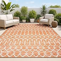Vista 51 de JONATHAN Y Alfombra de área geométrica marroquí para interiores y exteriores 3X5 natural/negro, Ourika tejido texturizado para patio trasero, patio