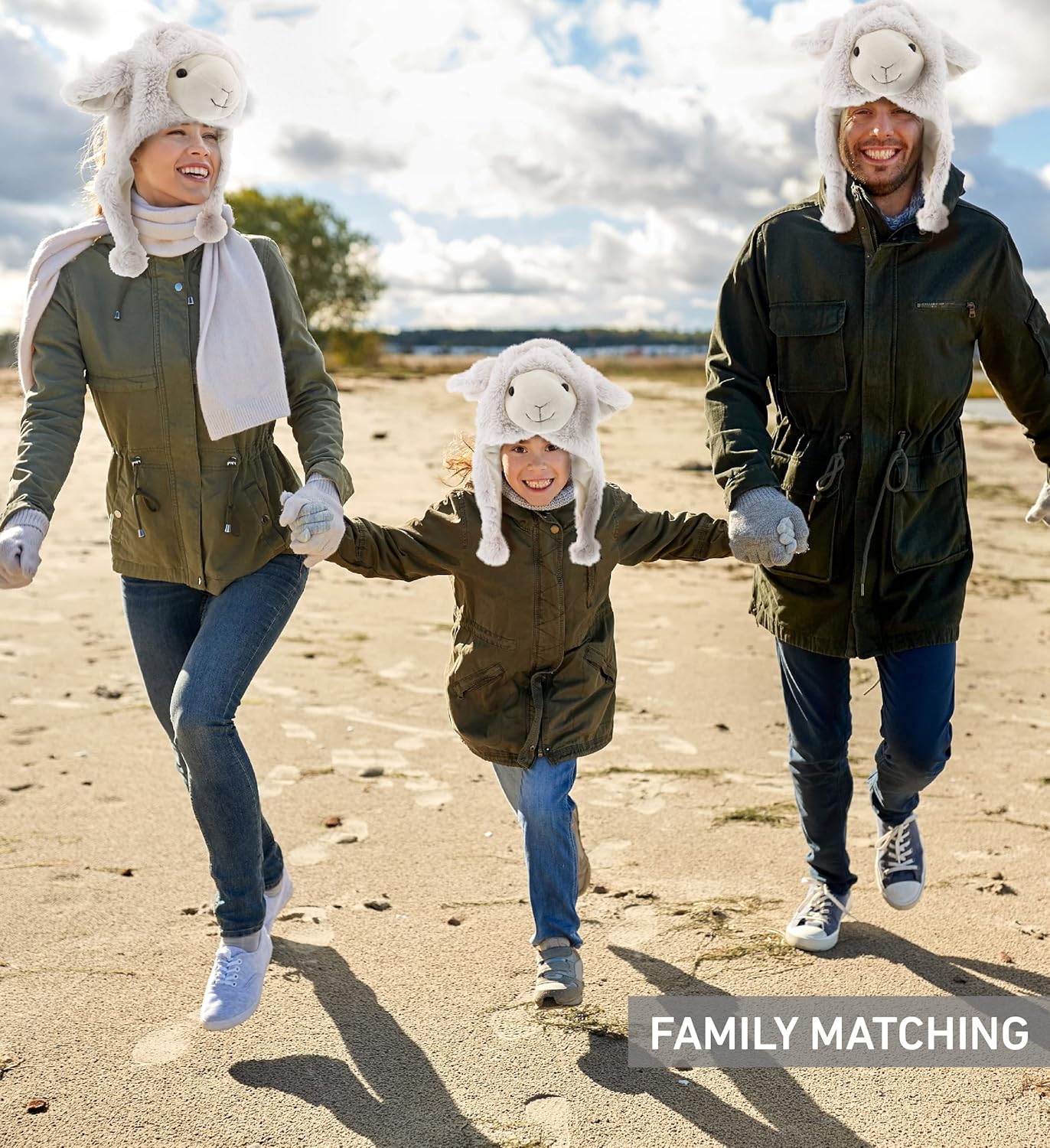 DolliBu Plush Hat – Soft Fleece Beanie with Ear Flaps, Warm Winter Hat for Kids, Teens & Adults – Funny Costume, One Size - Image 5