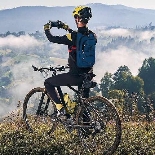 Miniatura 7 de Mochila de hidratación  Mochila de agua ligera con bolsa de agua de 2 L, chaleco de hidratación para correr para hombres y mujeres, mochila de