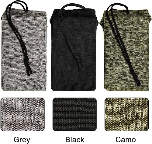 Miniatura 8 de Calcetines de pistola de punto, funda de silicona tratada para almacenamiento de rifleescopeta, antioxidante